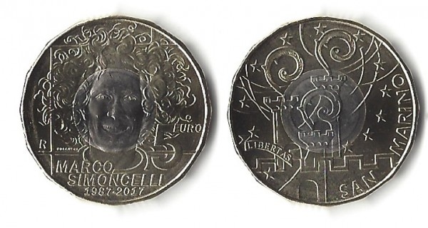 5 Euro San Marino 2017 - Marco Simoncelli