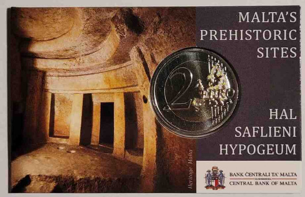 2 Euro Malta 2022 - Hypogeum Ħal-Saflieni - Coincard