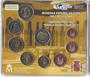 Euro KMS Spanien World Money Fair 2011 - BU